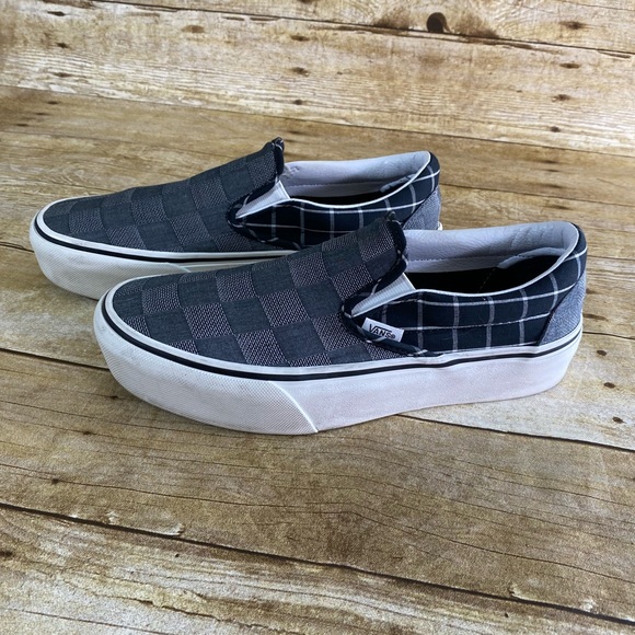 Vans Shoes | Vans Platform Men Size 7 , Women Size 8.5 | Color: Black/White | Size: 8.5 | Maribeld's Closet